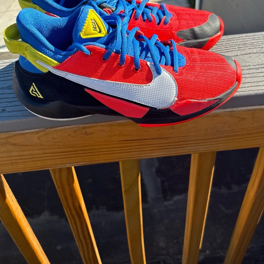 Nike Zoom Freak 2 Sneakers with Yellow Accents